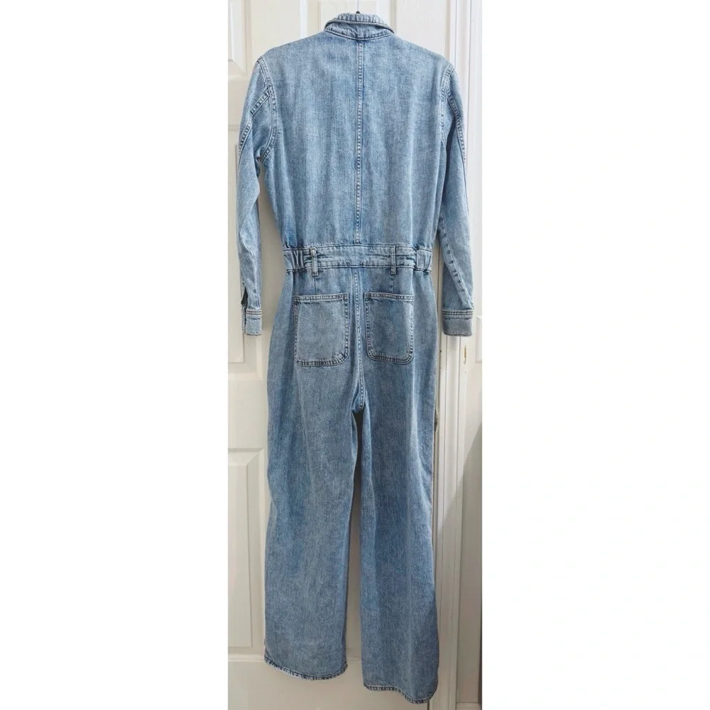 Universal Thread Long Sleeve Utility Baggy Denim Jumpsuit